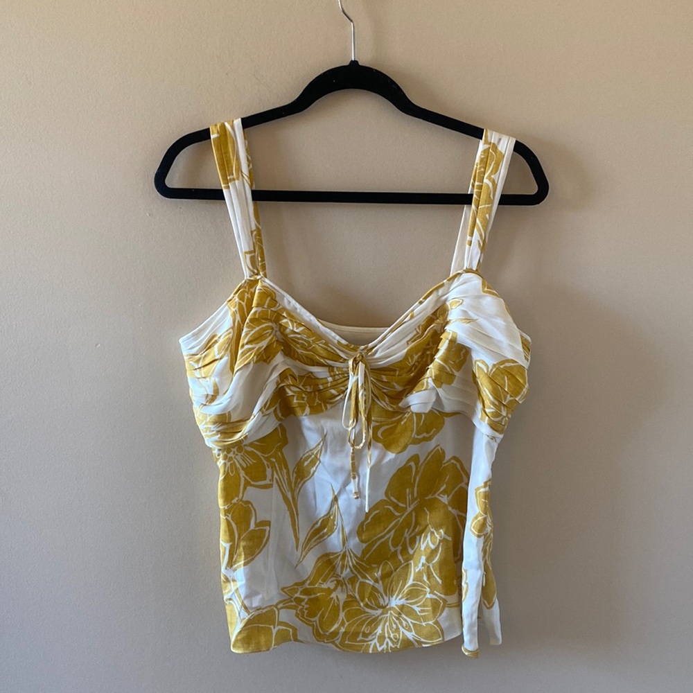 Ann Taylor floral tank top